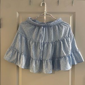 Baby blue skirt never worn.